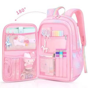 MOCHILA ESCOLAR KAWAII CAPIBARA 3 EN 1