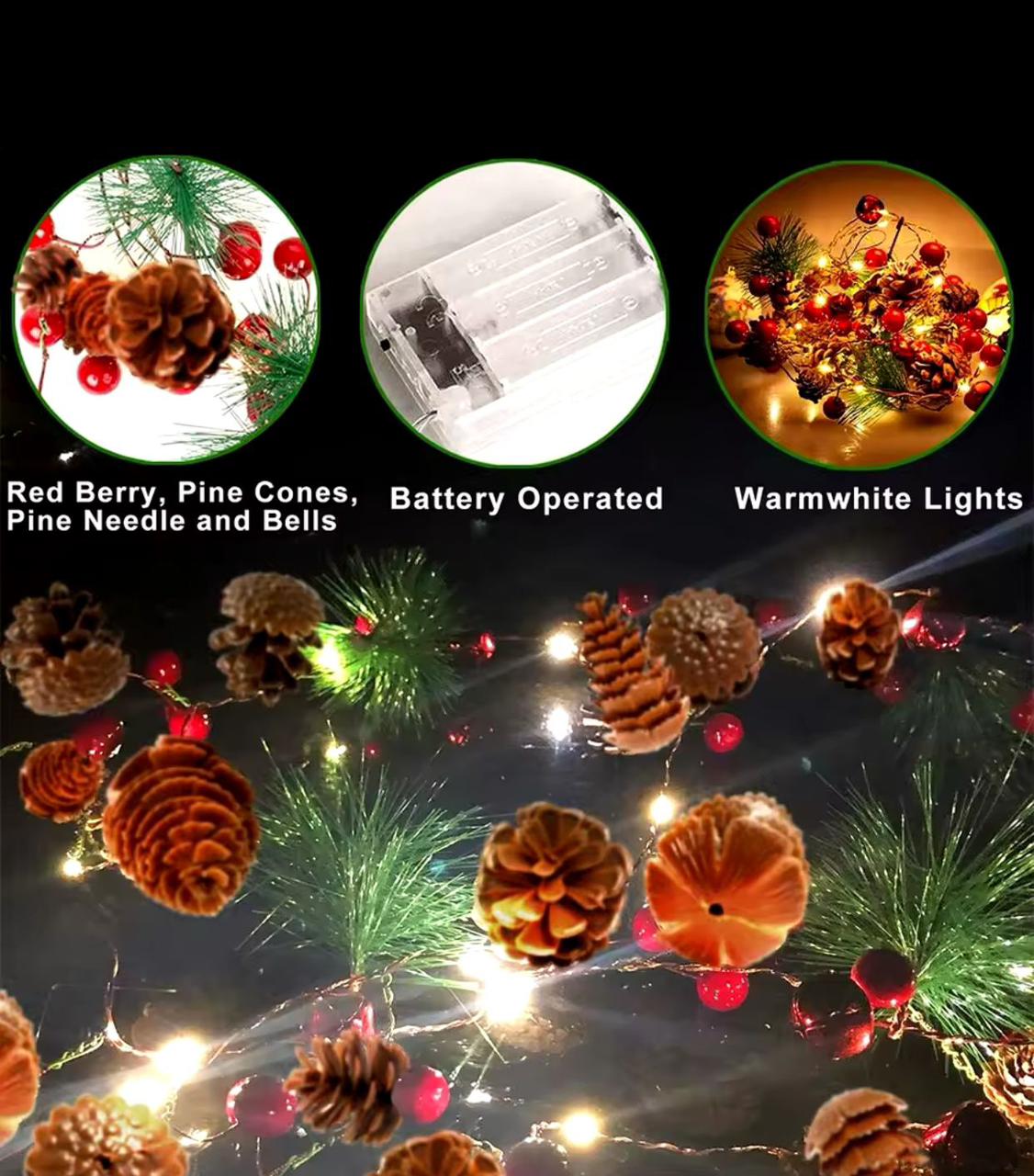 GUIRNALDAS FRUTALES LUCES LED - Imagen 2