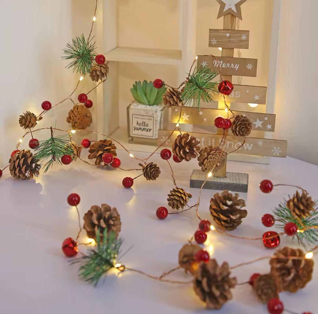 GUIRNALDAS FRUTALES LUCES LED
