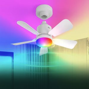 FOCO VENTILADOR SMARTLUX RGB