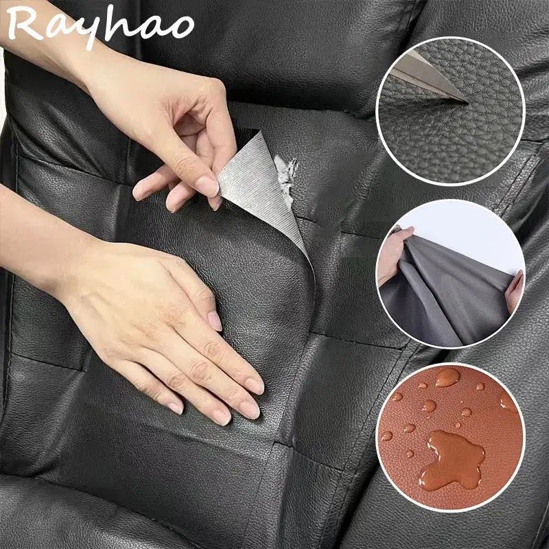 PARCHE AUTOADHESIVO PARA REPARACIÓN DE CUERO